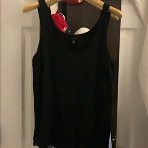 Black Ann Taylor tank top size medium